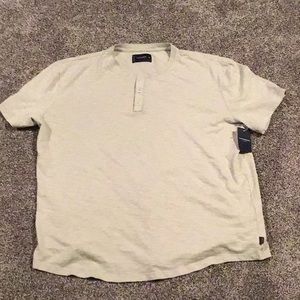 Lucky Brand metal button slub Henley. New with tags. XXL